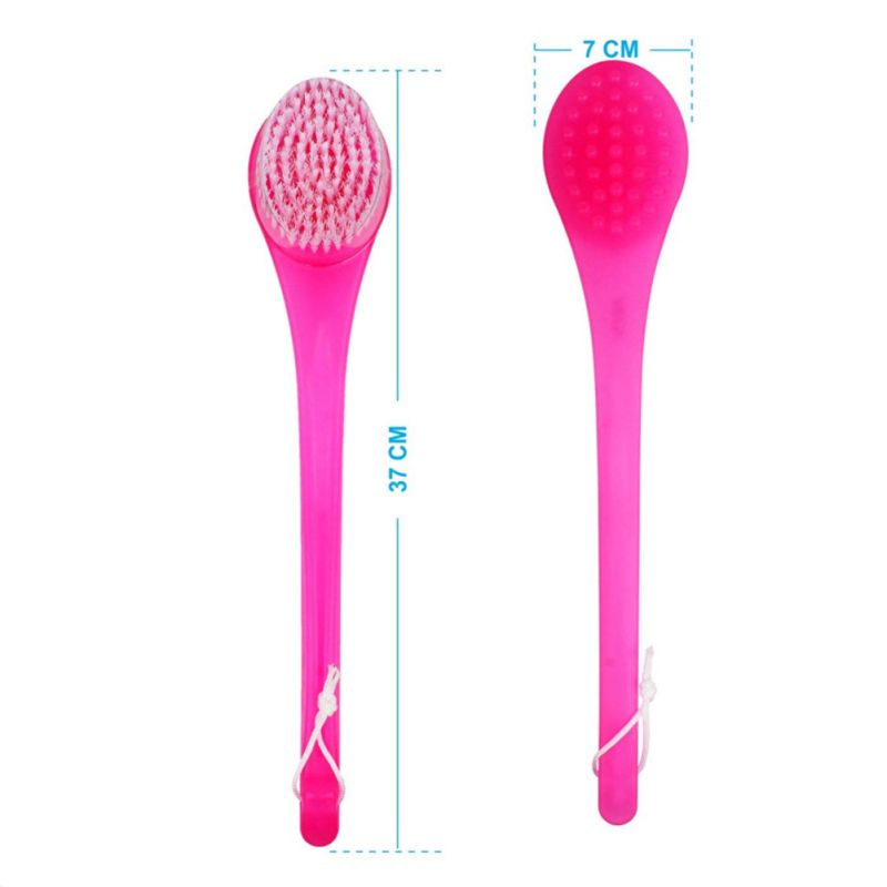 Quali sono i vantaggi delle teste della spazzola da bagno di plastica del corpo posteriore di solito realizzate con setole o fibre di nylon?
